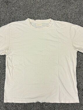 Richie Le Collection Daily Tee Cream/White, Size XL